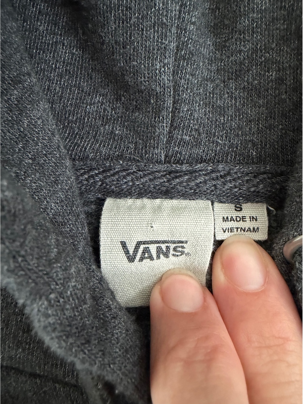 Vans women's Gray Pullover Hoodie Size S